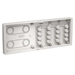 Kaiser Gf-GV FlexBox Connect Wandmodul D Ausbruch 4x M20, M25, 16 x 10mm Röhrchen 4240005