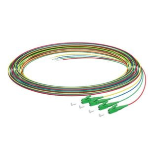 Kaiser Pigtail LC/APC, SX, G.657.A2, 1,5 m, 4 Stk., (rot, grün, blau, gelb) 4262002