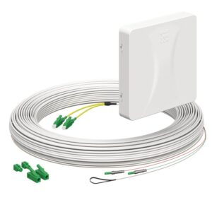 Kaiser Teilnehmeranschluss Gf-TA E3S Connect® Aufputz, 2xF, LC/APC DX, L=30m, HÜP 4252038
