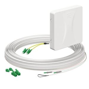 Kaiser Teilnehmeranschluss Gf-TA E3S Connect® Aufputz, 2xF, LC/APC DX, L=25m, HÜP 4252037