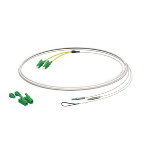 Kaiser Glasfaser Patchkabel E3S Connect® LC/APC-E3S, 2xF, L=2m, HÜP zum Gf-GV 4264001