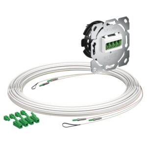 Kaiser Teilnehmeranschluss Gf-TA E3S Connect® Unterputz, 2xF, LC/APC DX, L=10m, Gf-GV 4250029
