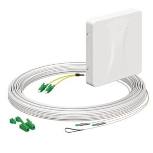 Kaiser Teilnehmeranschluss Gf-TA E3S Connect® Aufputz, 2xF, LC/APC DX, L=15m, HÜP 4252035