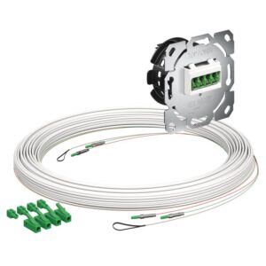 Kaiser Teilnehmeranschluss Gf-TA E3S Connect® Unterputz, 2xF, LC/APC DX, L=15m, Gf-GV 4250030