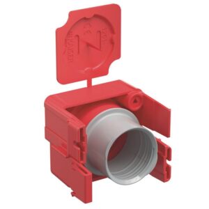 Kaiser Betonbau, B² End- und Übergangstülle für Ø 32 mm Rohre, mit Magnetaufnahme 1261-84