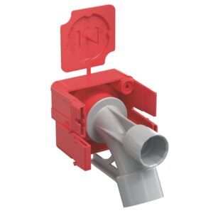Kaiser Betonbau, B² Wand-und Deckenkrümmer 30° für Ø 25 mm Rohre, mit Magnetaufnahme 1261-93