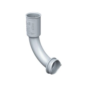 Kaiser Betonbau, B2 Rohrkupplung 90° für Ø 20 mm-Rohre 2-teilig, mit Klebefläche und Deckel 1262-20