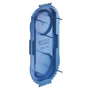 Kaiser Unterputz, Signaldeckel UP1 Doppel-Geräte-Verbindungsdose 1656-26 1181-16