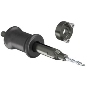 Kaiser Werkzeug Schnellauswerfer-Schaft mit Fräskronen Adapter, Zentrierbohrer in Verpackungshülse 1083-81