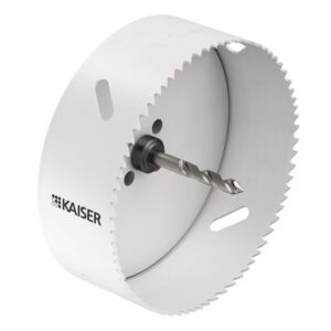 Kaiser Werkzeug BASIC Fräser Ø 120mm mit Aufnahme und Zentrierbohrer BiMetall Vario Verzahnung 4-6 ZpZ 1084-20