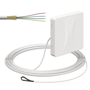 Kaiser Teilnehmeranschluss Gf-TA AP, 4xF, LC/APC DX, L=10m, Zul. innen 4252020