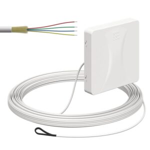 Kaiser Teilnehmeranschluss Gf-TA AP, 4xF, LC/APC DX, L=15m, Zul. innen 4252021