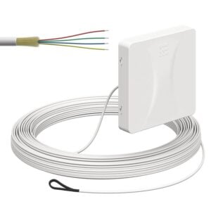 Kaiser Teilnehmeranschluss Gf-TA AP, 4xF, LC/APC DX, L=25m, Zul. innen 4252023