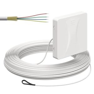 Kaiser Teilnehmeranschluss Gf-TA AP, 4xF, LC/APC DX, L=50m, Zul. innen 4252025