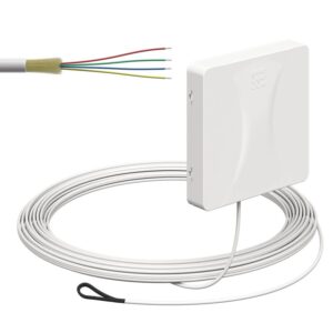Kaiser Teilnehmeranschluss Gf-TA AP, 4xF, LC/APC DX, L=10m, Zul. unten 4252027