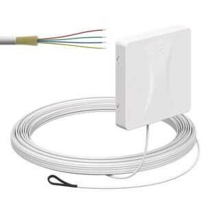 Kaiser Teilnehmeranschluss Gf-TA AP, 4xF, LC/APC DX, L=15m, Zul. unten 4252028