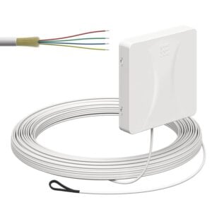 Kaiser Teilnehmeranschluss Gf-TA AP, 4xF, LC/APC DX, L=20m, Zul. unten 4252029