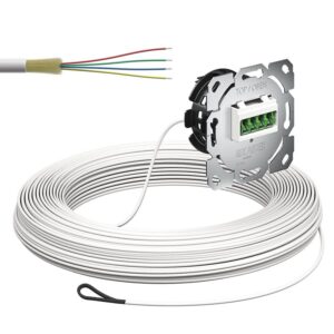 Kaiser Teilnehmeranschluss Gf-TA UP, 4xF, LC/APC QD, CSS, L=50m 4250017
