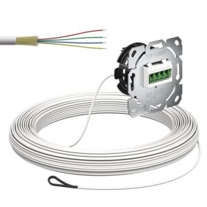 Kaiser Teilnehmeranschluss Gf-TA UP, 4xF, LC/APC QD, CSS, L=30m 4250016