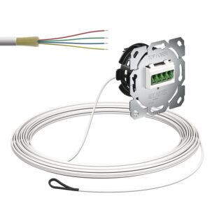 Kaiser Teilnehmeranschluss Gf-TA UP, 4xF, LC/APC QD, CSS, L=10m 4250012