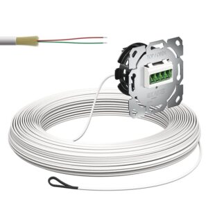 Kaiser Teilnehmeranschluss Gf-TA UP, 2xF, LC/APC QD, CSS, L=50m 4250010