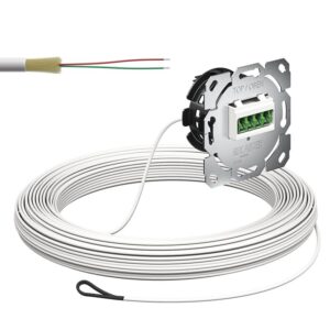 Kaiser Teilnehmeranschluss Gf-TA UP, 2xF, LC/APC QD, CSS, L=30m 4250009