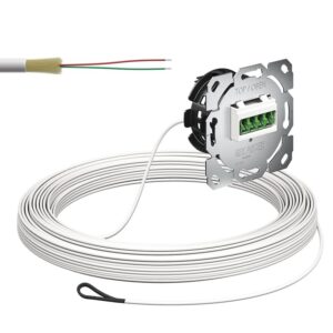 Kaiser Teilnehmeranschluss Gf-TA UP, 2xF, LC/APC QD, CSS, L=25m 4250008