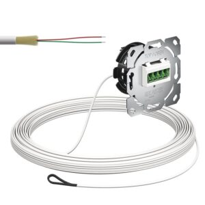 Kaiser Teilnehmeranschluss Gf-TA UP, 2xF, LC/APC QD, CSS, L=15m 4250006