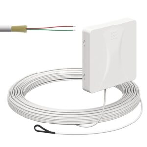 Kaiser Teilnehmeranschluss Gf-TA AP, 2xF, LC/APC DX, L=20m, Zul. unten 4252015