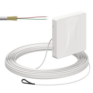 Kaiser Teilnehmeranschluss Gf-TA AP, 2xF, LC/APC DX, L=20m, Zul. innen 4252008