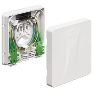 Kaiser Teilnehmeranschluss Gf-TA AP, 4xF, LC/APC DX, CSS, spleißfertig 4252005