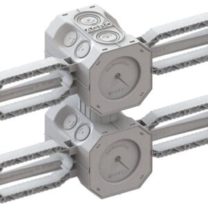 Kaiser Prefix® 2.0 Beton Einbaudose 2x1 NUP, für die Befestigung an der Armierung 9941.25
