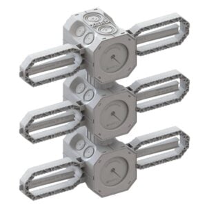 Kaiser Prefix® 2.0 Beton Einbaudose 3x1 NUP, für die Befestigung an der Armierung 9941.35