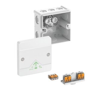Abzweigkasten, Schutzart IP66, max. Leiterquerschnitt 2,5², Schlagfestigkeit IK07, Schutzklasse II, Ui 450V AC, Ui 450V DC, DLG, VDE, halogenfrei Spelsberg 80217001
