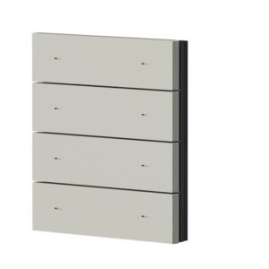 4-fach Wippe Kunststoff grau für iONprime PB KNX Theben 9080077
