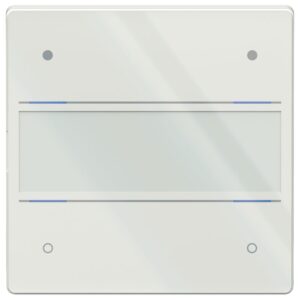 LUXORliving Glas-Tastsensor mit 4 Tasten und 4 Status-LEDs, integrierter Temperatursensor Theben 4803414