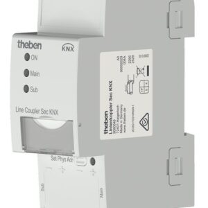 KNX Linienkoppler, Data Secure, für die Verbindung von KNX Linien oder Bereichen Theben 9080048