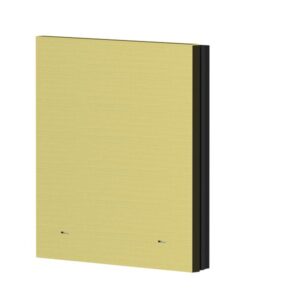 1-fach Wippe Metall Messing gebürstet für iONprime PB KNX Theben 9080058
