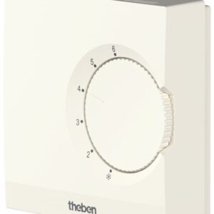 Elektronischer AP-Raumthermostat, Temperaturregelung über Stellrad Theben 7010003