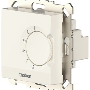 Elektronischer UP-Raumthermostat, Temperaturregelung über Stellrad Theben 7410300
