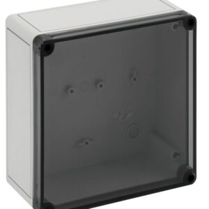 Leergehäuse, Schutzart IP66, Schlagfestigkeit IK08, Schutzklasse II, Ui 690V AC, Bemessungsisolationsspannung 1000V DC, UL, DLG, DNV, halogenfrei Spelsberg 13000701