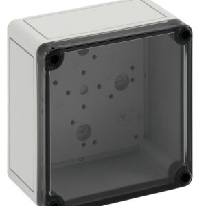 Leergehäuse, Schutzart IP66, Schlagfestigkeit IK08, Schutzklasse II, Ui 690V AC, Bemessungsisolationsspannung 1000V DC, UL, DLG, DNV, halogenfrei Spelsberg 13000501
