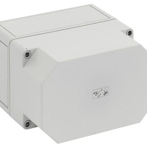 Leergehäuse, Schutzart IP66, Schlagfestigkeit IK08, Schutzklasse II, Ui 690V AC, Bemessungsisolationsspannung 1000V DC, UL, DLG, DNV, halogenfrei Spelsberg 12140601