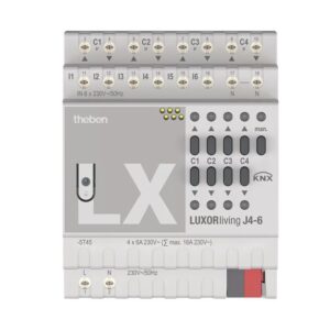 Jalousieaktor LUXORliving 4-fach Theben 4800451