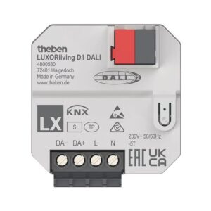 UP 1-fach DALI-Aktor, LUXORliving, DALI-2-zertifiziert Theben 4800580