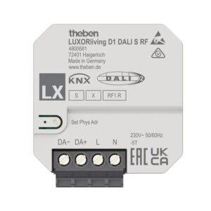 UP 1-fach Funk-DALI-Aktor, LUXORliving, DALI-2-zertifiziert Theben 4800681