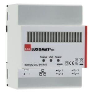 BEG 93480 ROUTER2-DALI-SYS-REG weiß B.E.G. DALI-Router BEG 93480