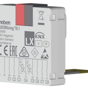 LUXORliving-Tasterschnittstelle Binäreingang 8-fach, Data Secure Theben 4800409