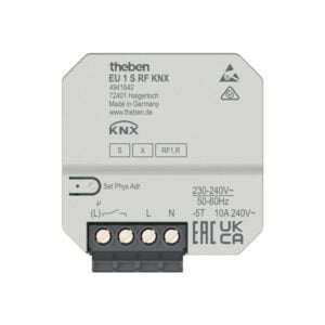 KNX 1-fach Funk-Aktor UP für Elektroheizungen, KNX Data Secure Theben 4941642