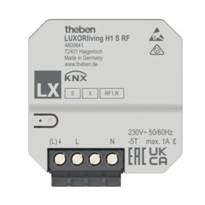 LUXORliving 1-fach Funk-Heizungsaktor UP Theben 4800641